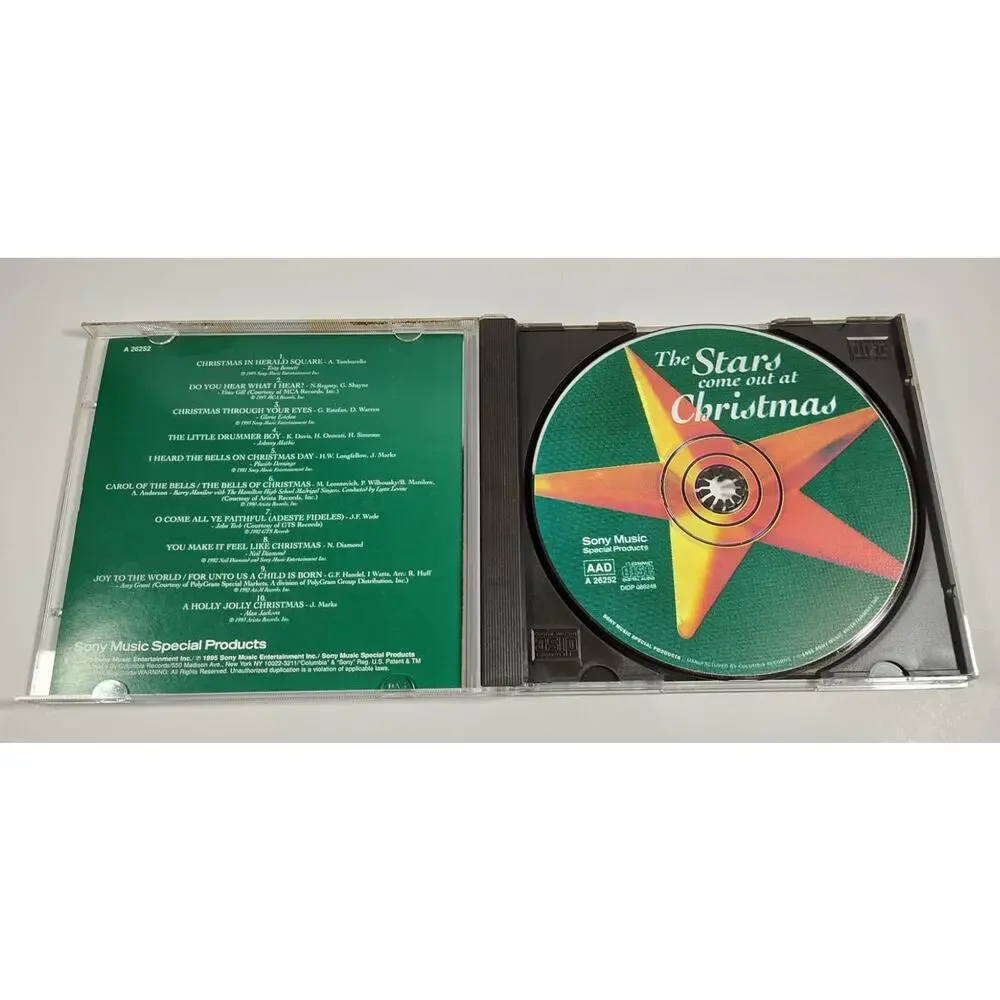 Stars Come Out at Christmas CD 1995 Sony Music Compilation Bennett Mathis Gill